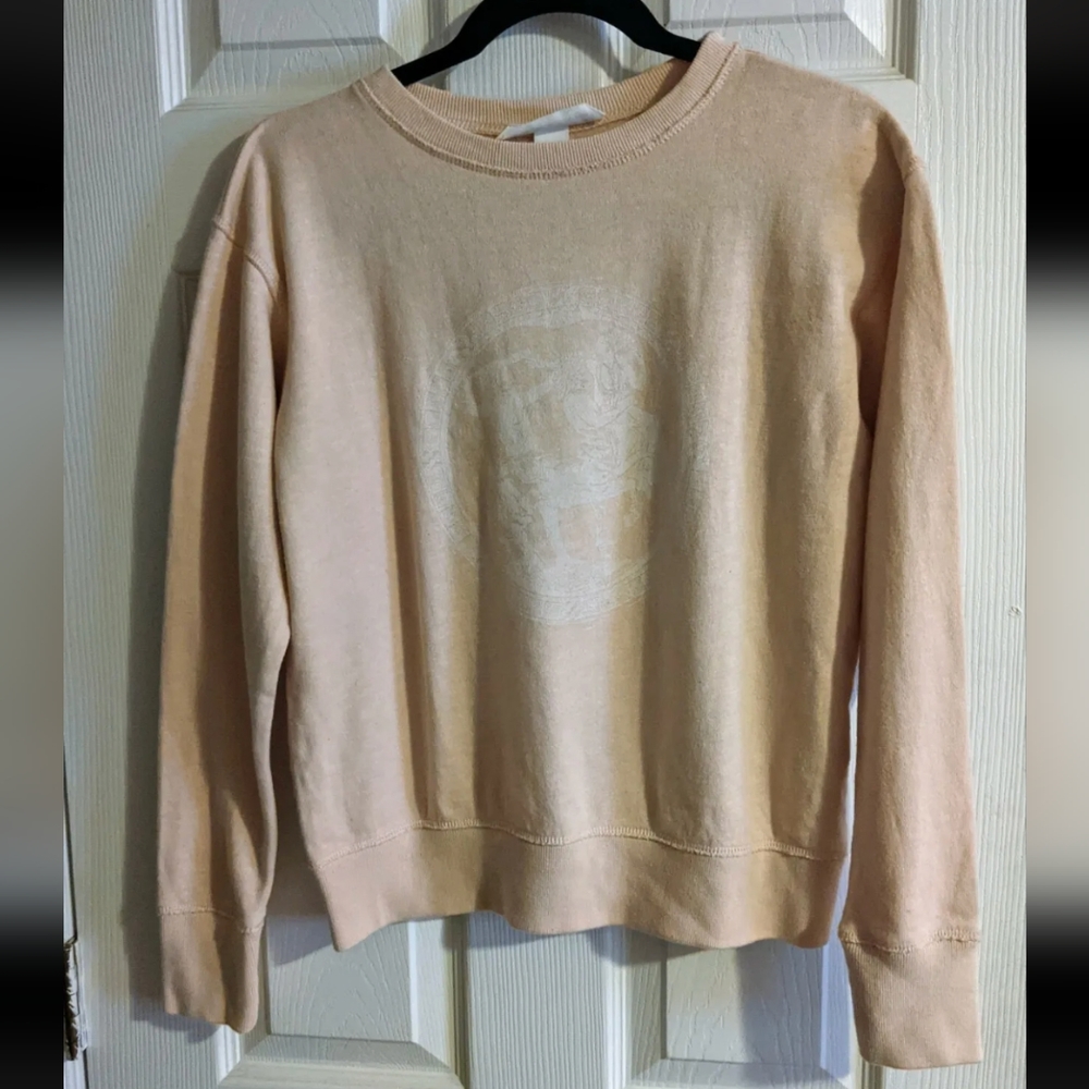 H&M Spring Collection 2014 Sweatshirt Pale Peach US 4 RARE Style